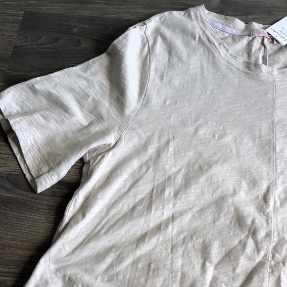 NWT Fresh Produce Lorna Short Sleeve Shirt Dress Cloud Grey Beige 1X Pockets - Picture 3 of 16